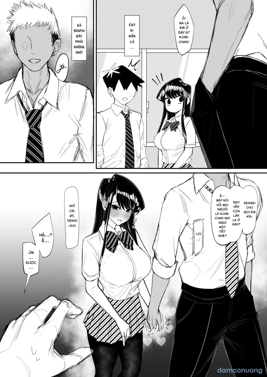 Komyushou de Chou Bijin no Komi-san ga Charao ni Guigui Korarete Shojo de Irareru Wake ga Nai - Oneshot 