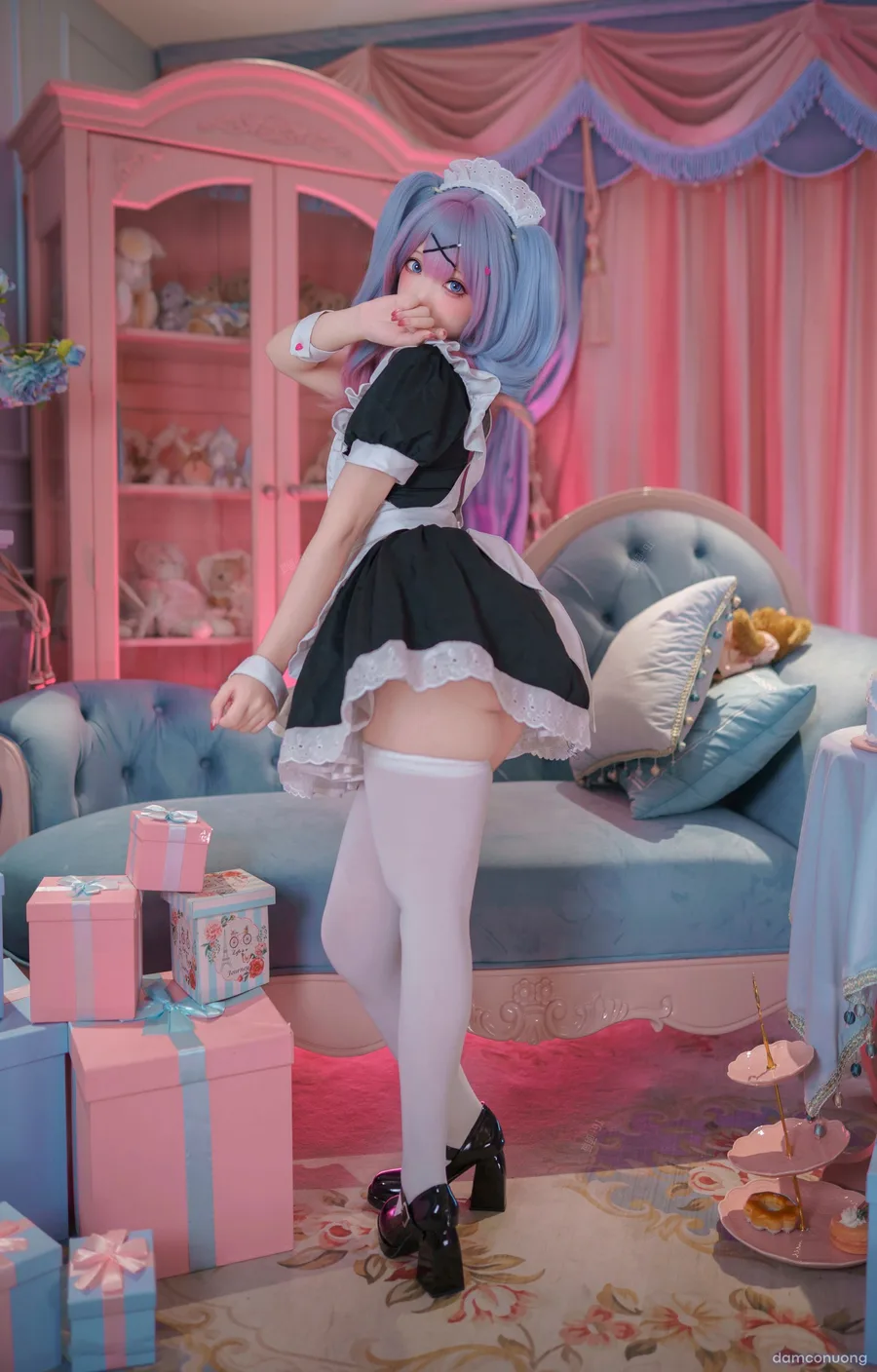 Cosplay Hatsune Miku Rabbit Hole Maid 