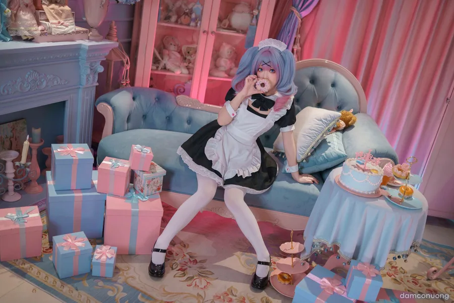 Cosplay Hatsune Miku Rabbit Hole Maid 