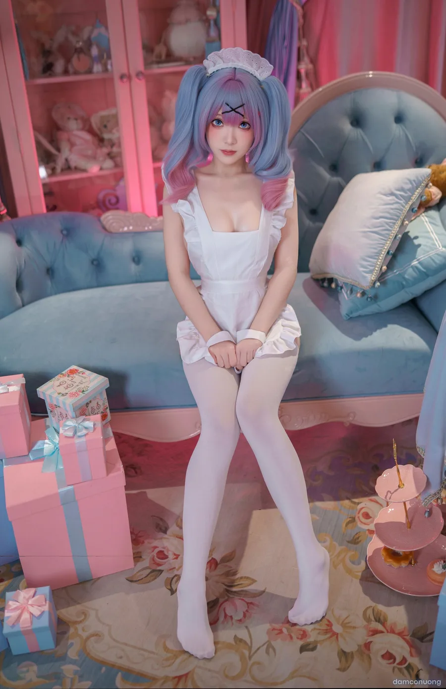 Cosplay Hatsune Miku Rabbit Hole Maid 