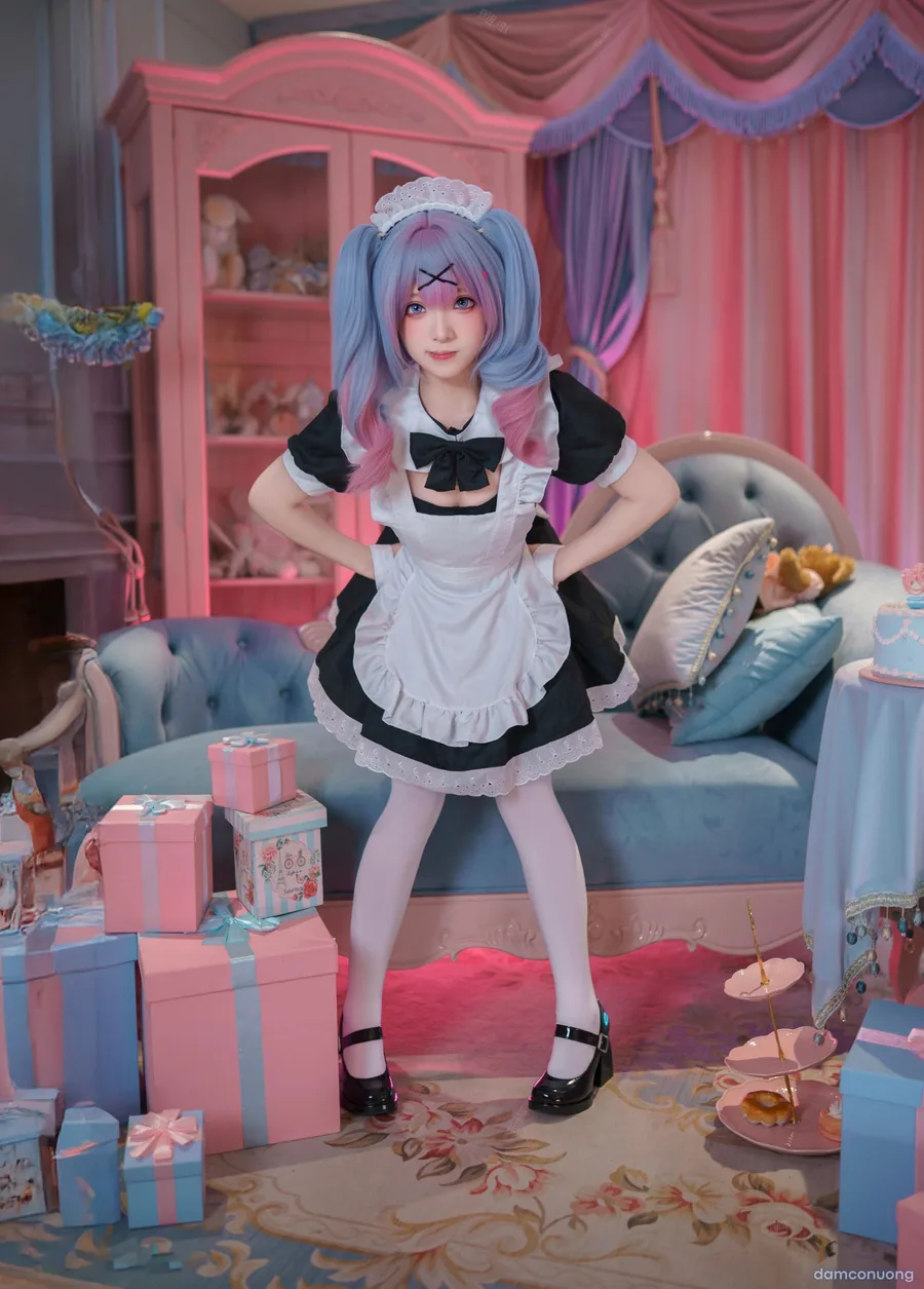 Cosplay Hatsune Miku Rabbit Hole Maid 