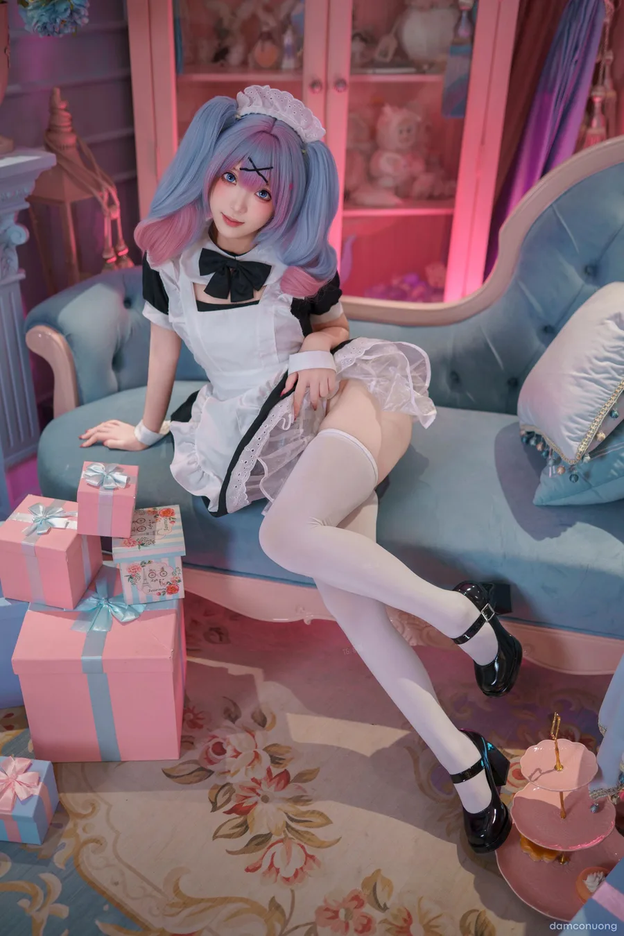 Cosplay Hatsune Miku Rabbit Hole Maid 