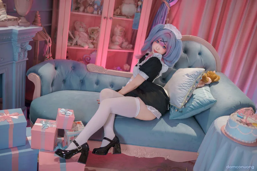 Cosplay Hatsune Miku Rabbit Hole Maid 
