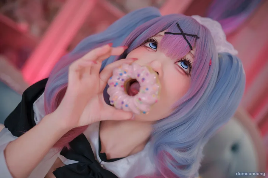 Cosplay Hatsune Miku Rabbit Hole Maid 