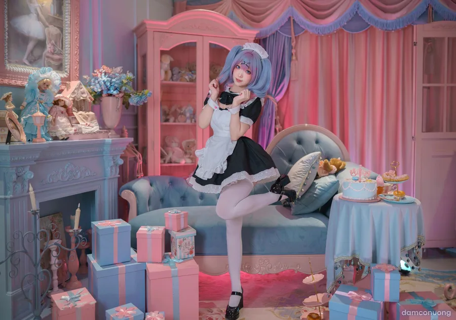 Cosplay Hatsune Miku Rabbit Hole Maid 