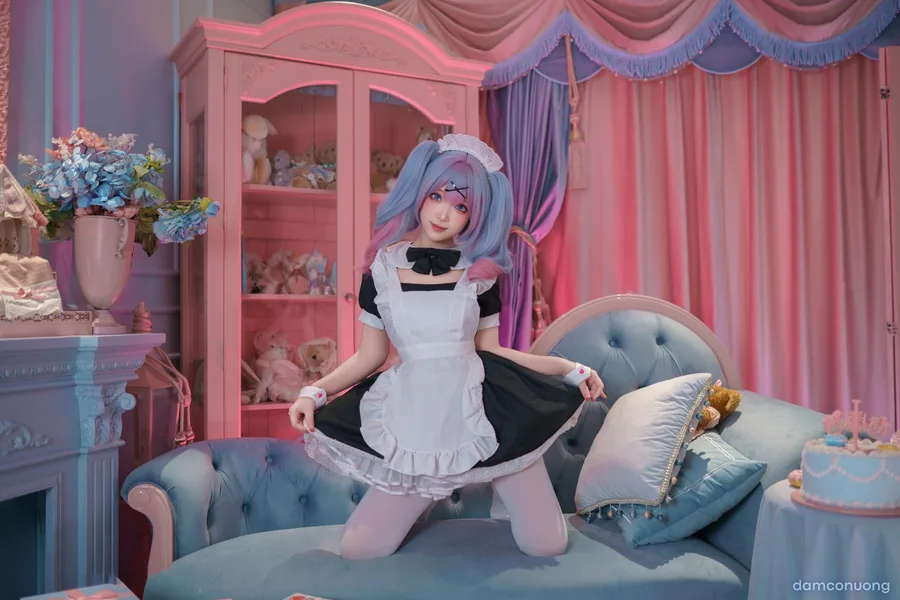 Cosplay Hatsune Miku Rabbit Hole Maid 