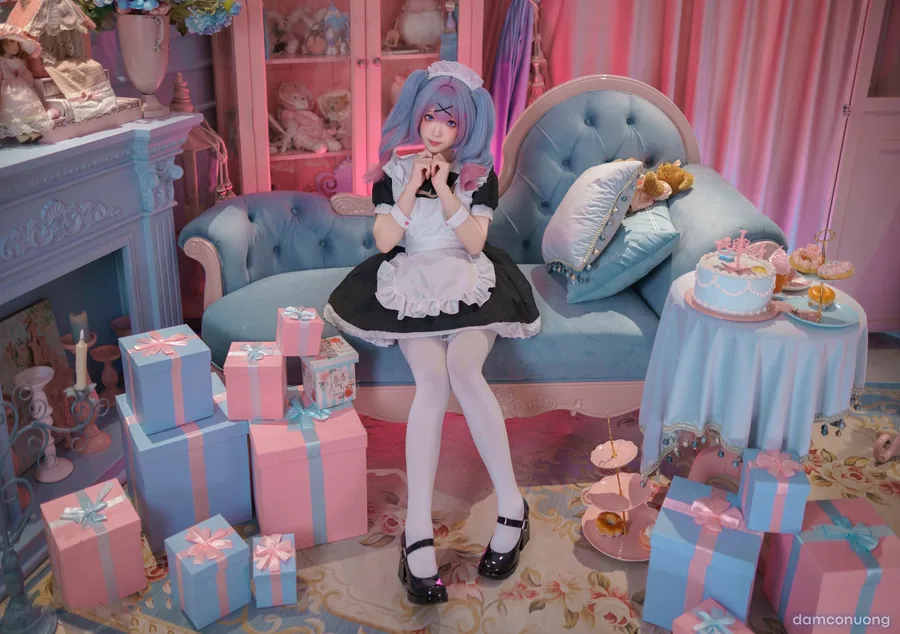 Cosplay Hatsune Miku Rabbit Hole Maid 