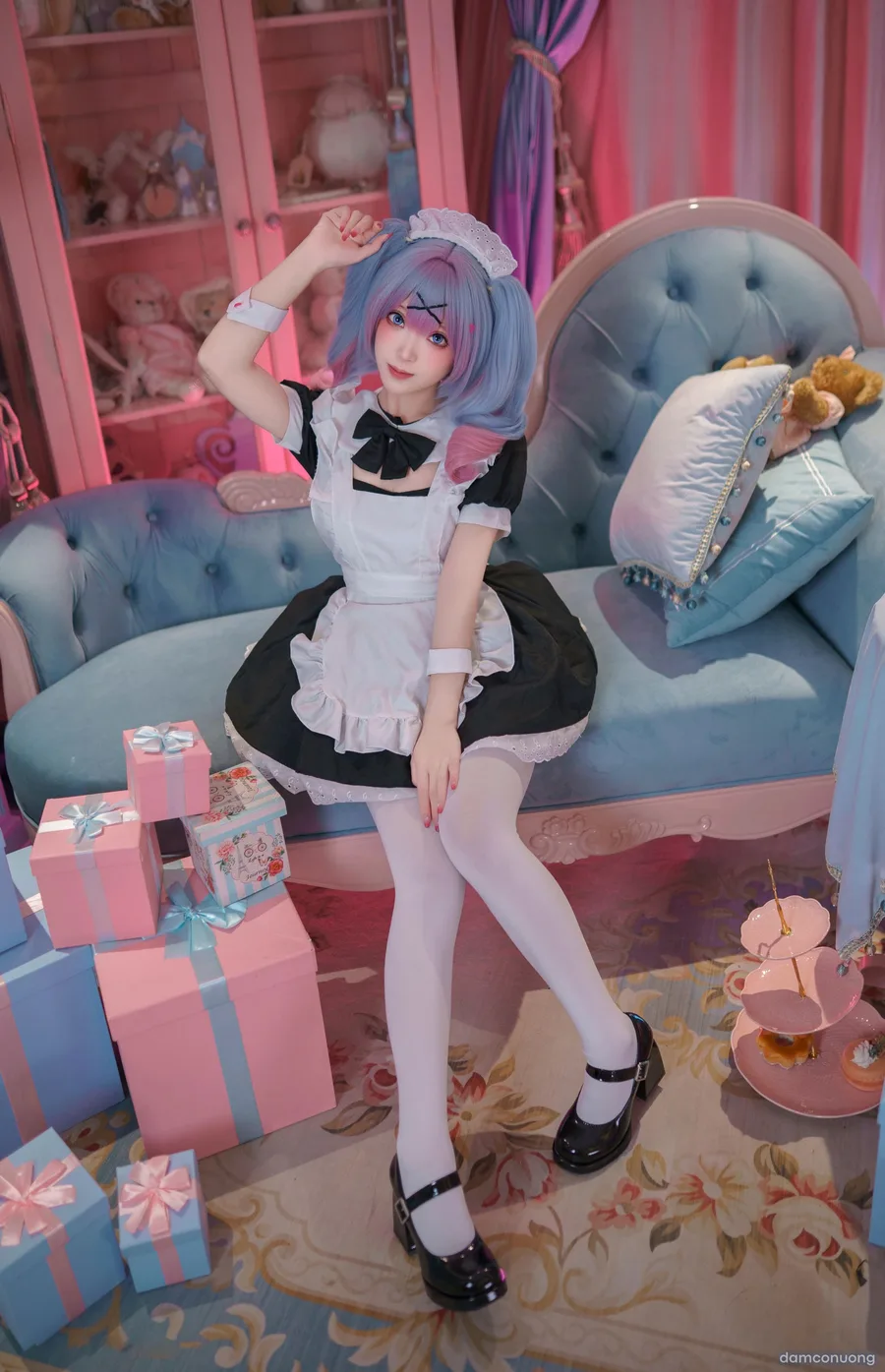 Cosplay Hatsune Miku Rabbit Hole Maid 