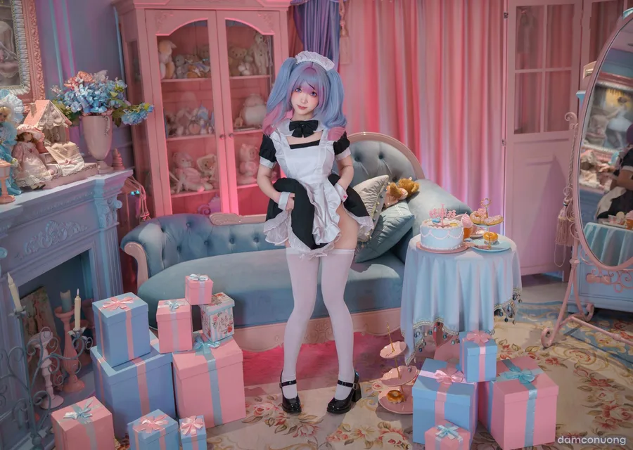 Cosplay Hatsune Miku Rabbit Hole Maid 