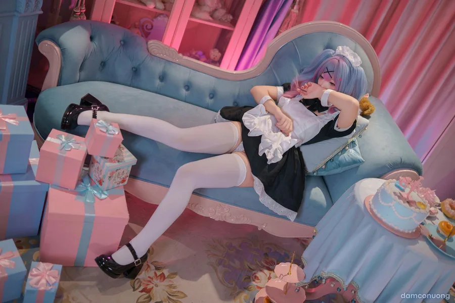 Cosplay Hatsune Miku Rabbit Hole Maid 