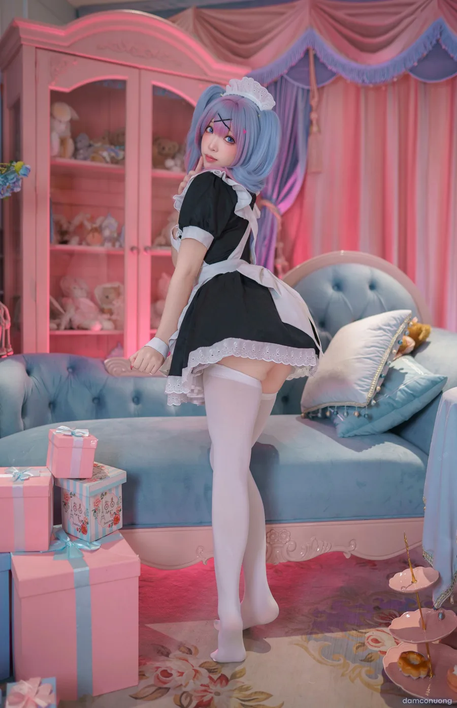 Cosplay Hatsune Miku Rabbit Hole Maid 