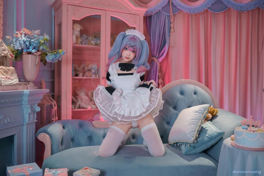 Cosplay Hatsune Miku Rabbit Hole Maid 