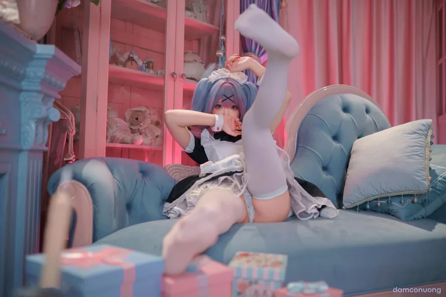 Cosplay Hatsune Miku Rabbit Hole Maid 