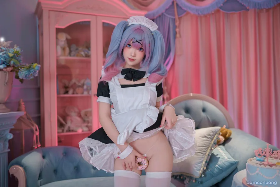 Cosplay Hatsune Miku Rabbit Hole Maid 