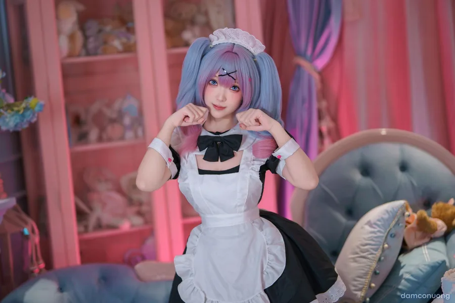 Cosplay Hatsune Miku Rabbit Hole Maid 