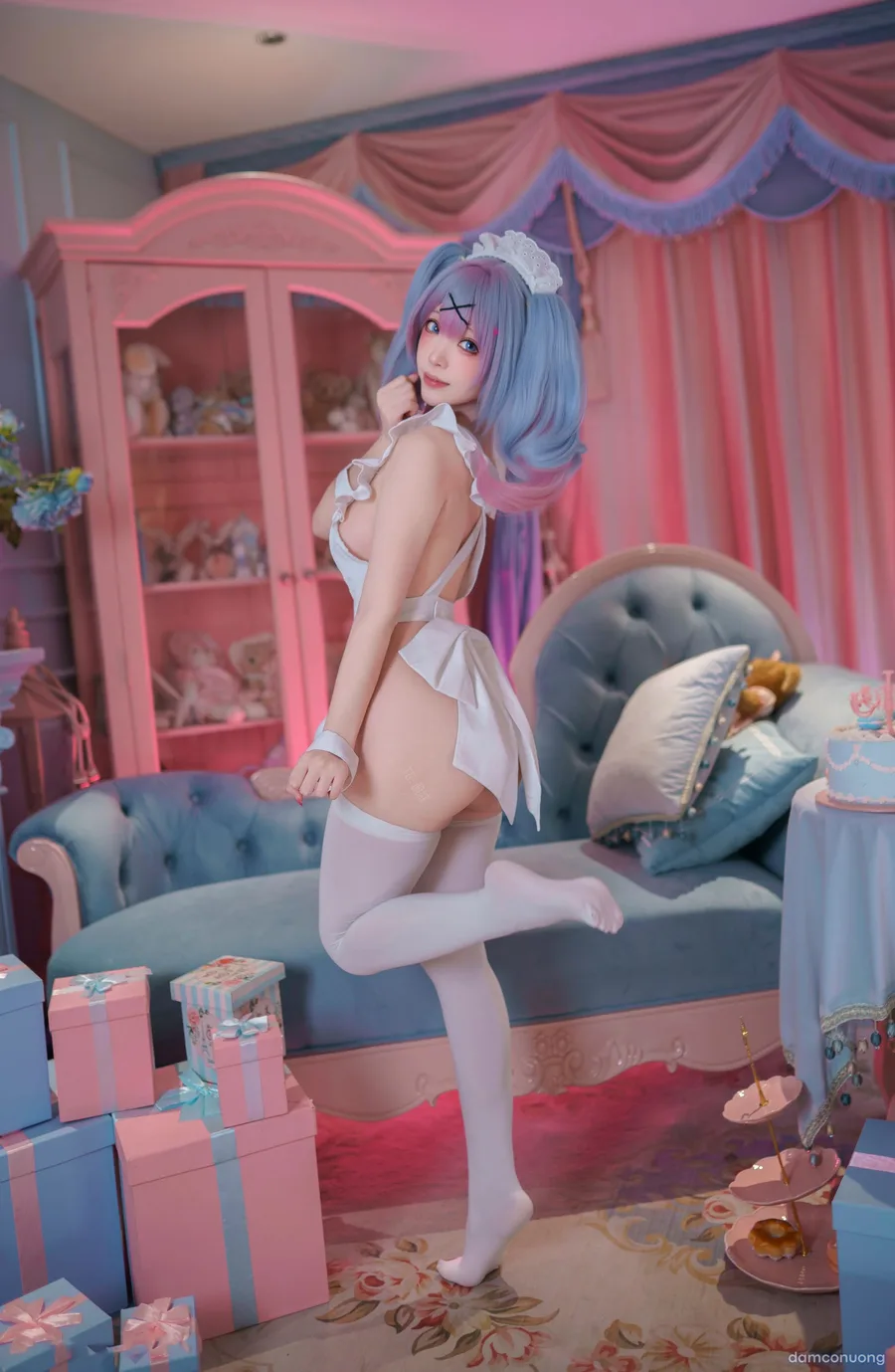 Cosplay Hatsune Miku Rabbit Hole Maid 