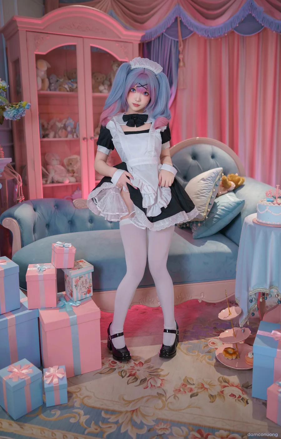 Cosplay Hatsune Miku Rabbit Hole Maid 