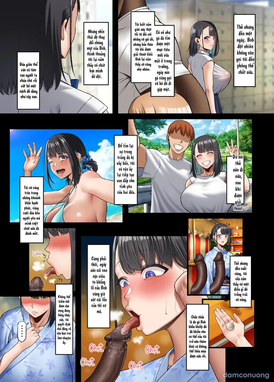 Homestay-chuu no Kokujin Chinpo ni Kanojo ga Mesu Ochi Saserareta Hanashi 