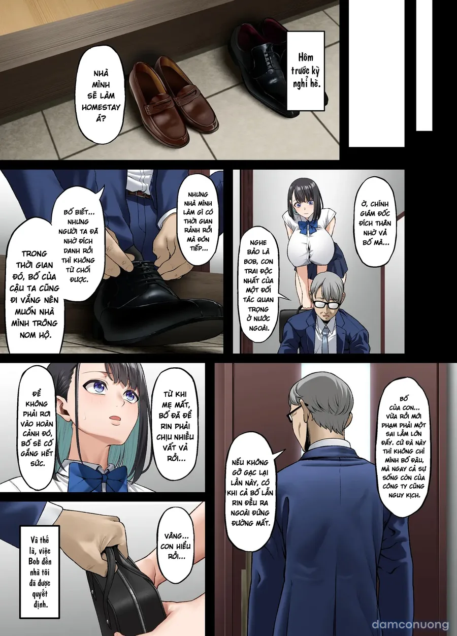 Homestay-chuu no Kokujin Chinpo ni Kanojo ga Mesu Ochi Saserareta Hanashi 