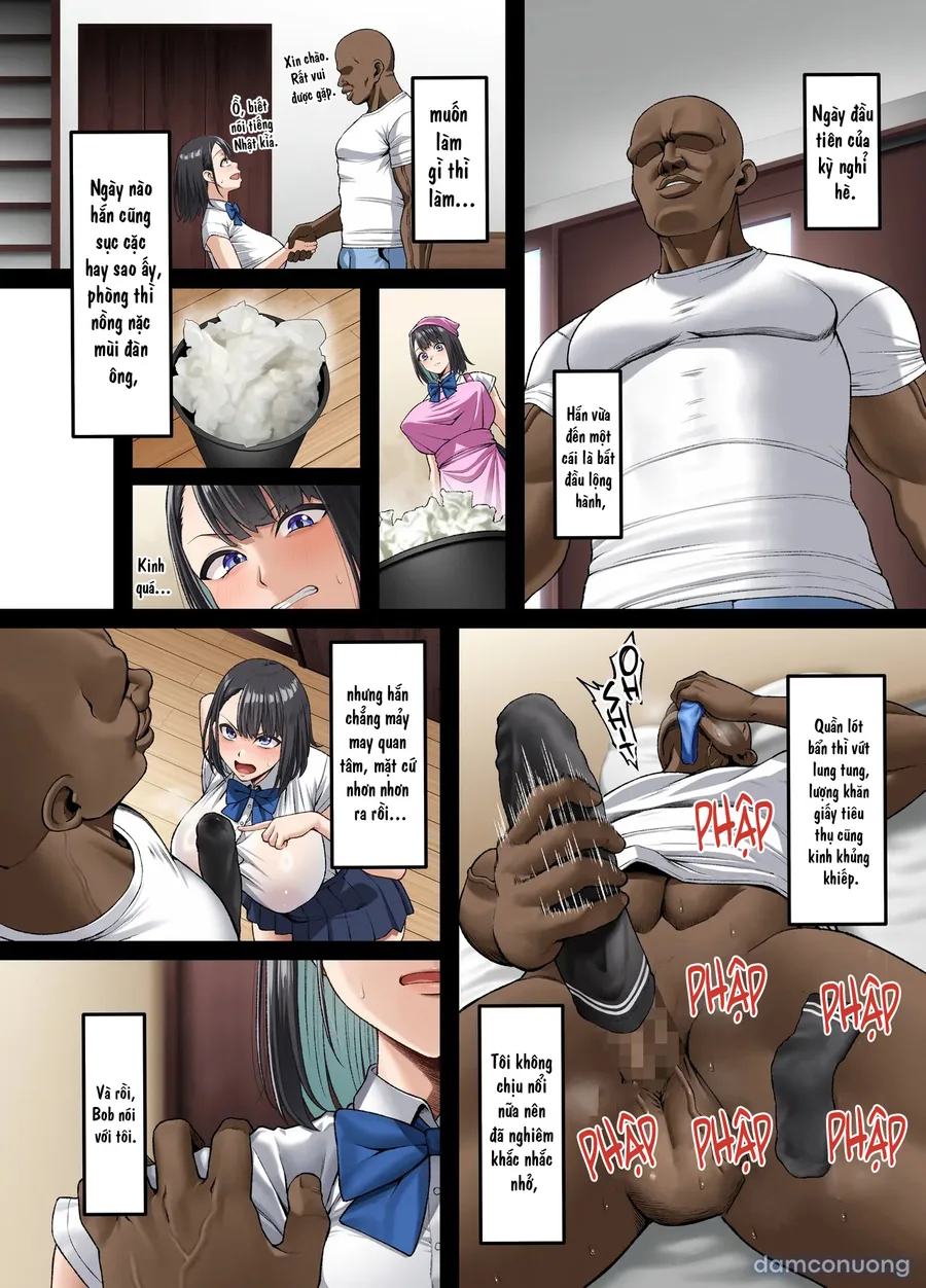 Homestay-chuu no Kokujin Chinpo ni Kanojo ga Mesu Ochi Saserareta Hanashi 