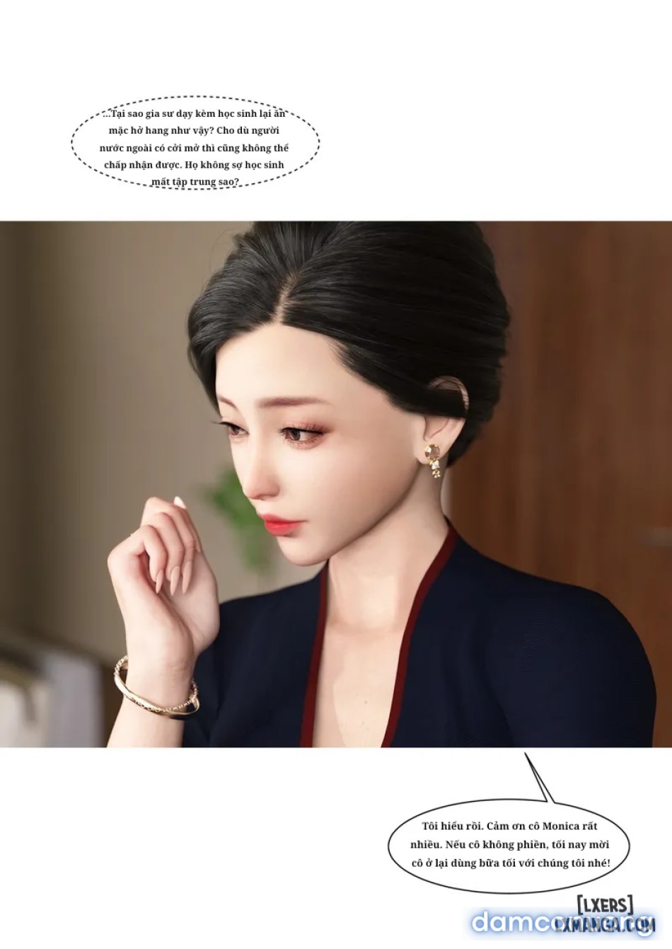 Mẹ tôi bị thằng bạn chơi. 