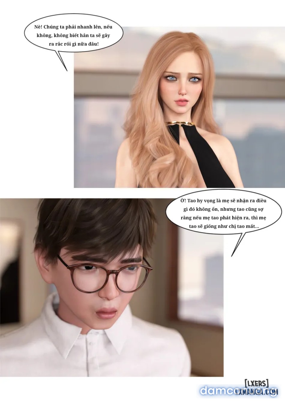 Mẹ tôi bị thằng bạn chơi. 