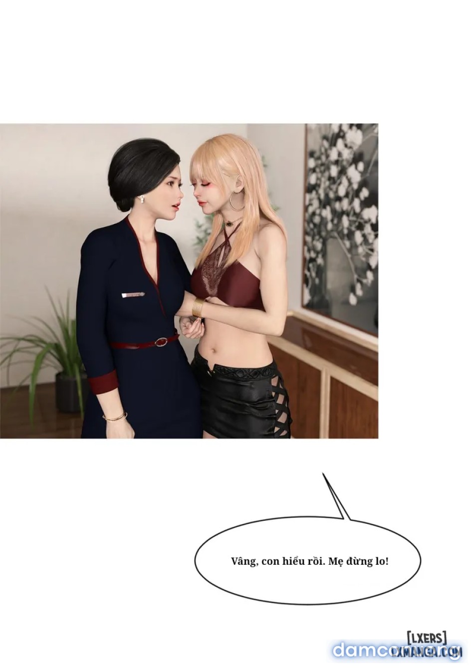 Mẹ tôi bị thằng bạn chơi. 