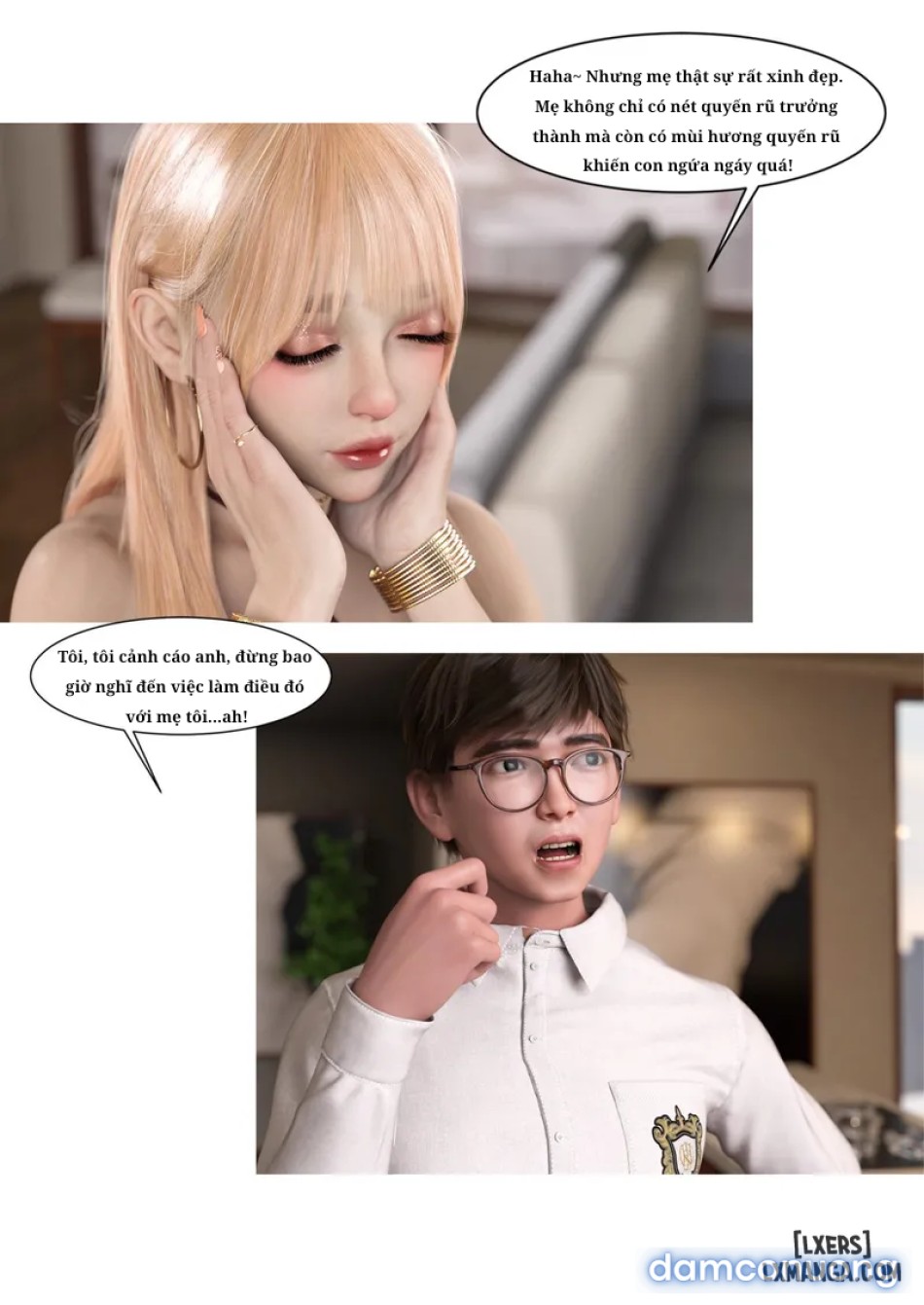 Mẹ tôi bị thằng bạn chơi. 