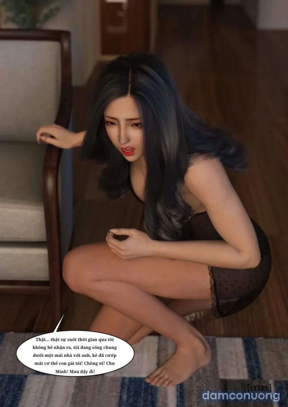 Mẹ tôi bị thằng bạn chơi. 