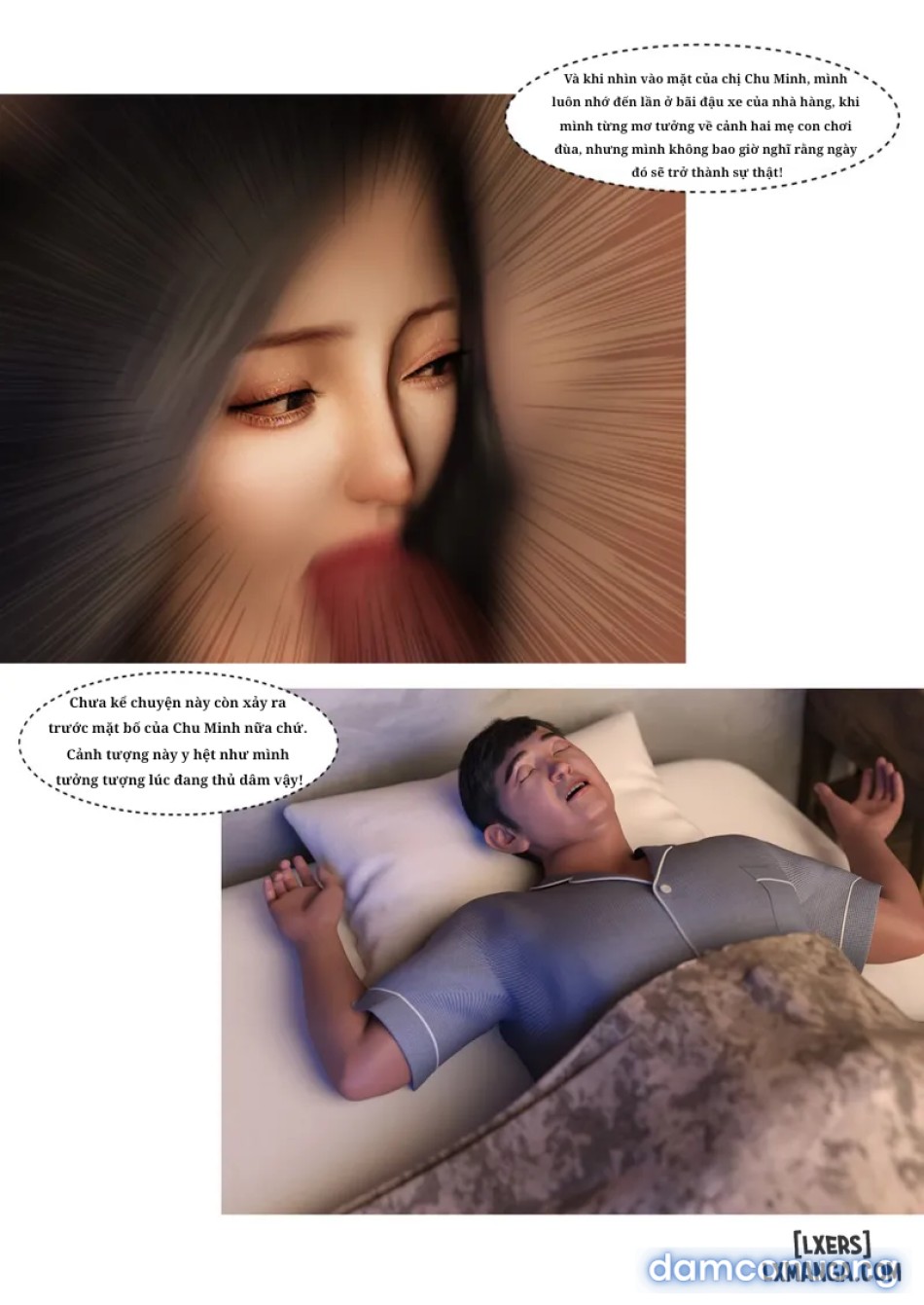 Mẹ tôi bị thằng bạn chơi. 