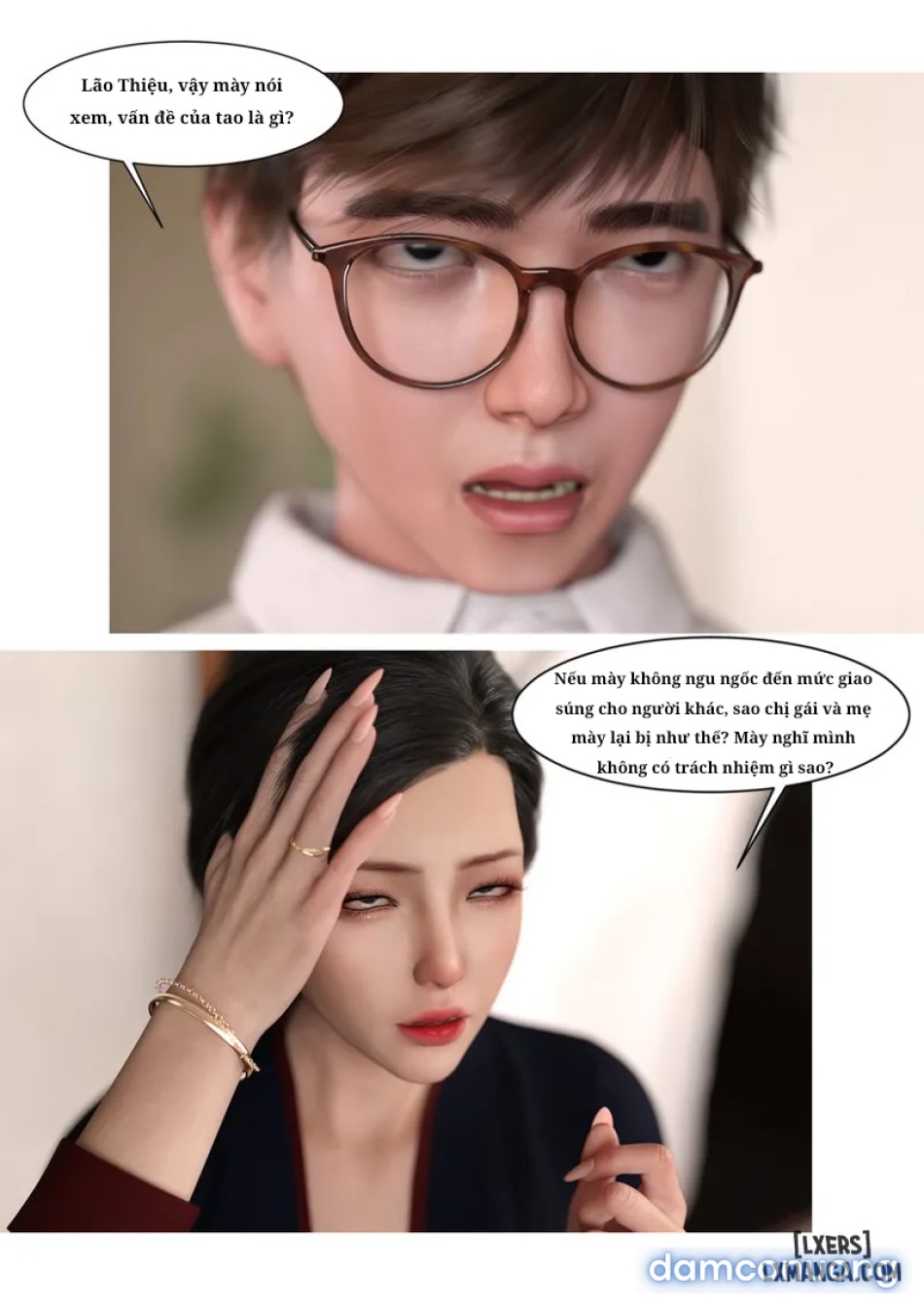 Mẹ tôi bị thằng bạn chơi. 