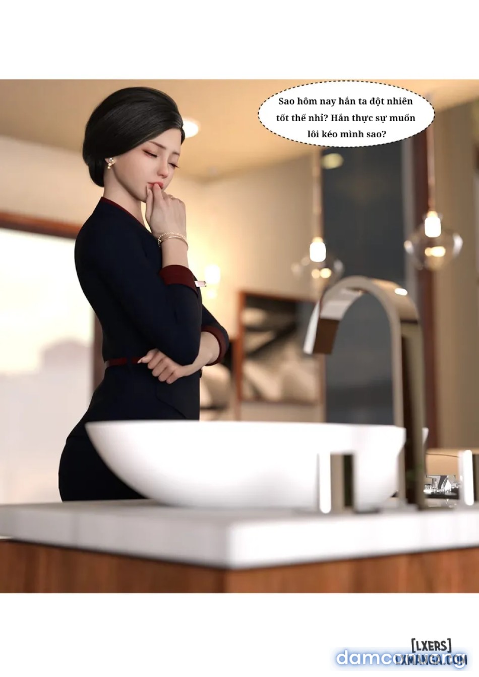 Mẹ tôi bị thằng bạn chơi. 