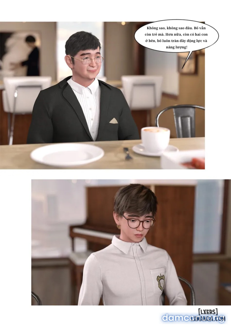 Mẹ tôi bị thằng bạn chơi. 