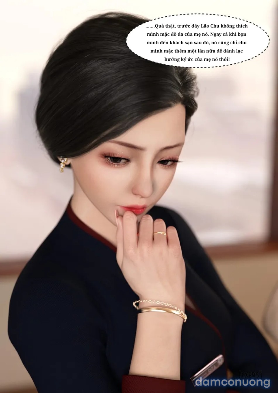 Mẹ tôi bị thằng bạn chơi. 