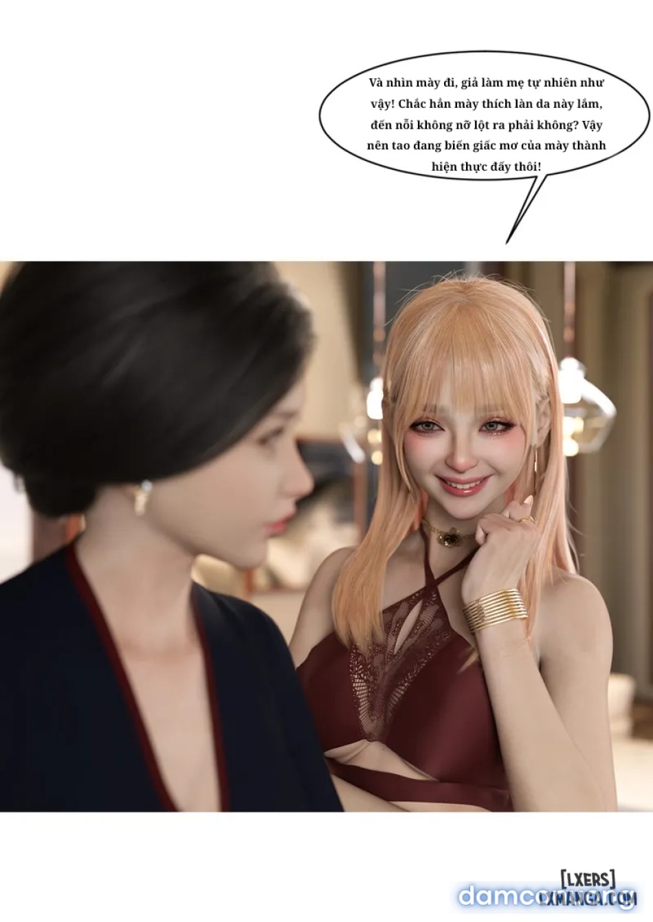Mẹ tôi bị thằng bạn chơi. 