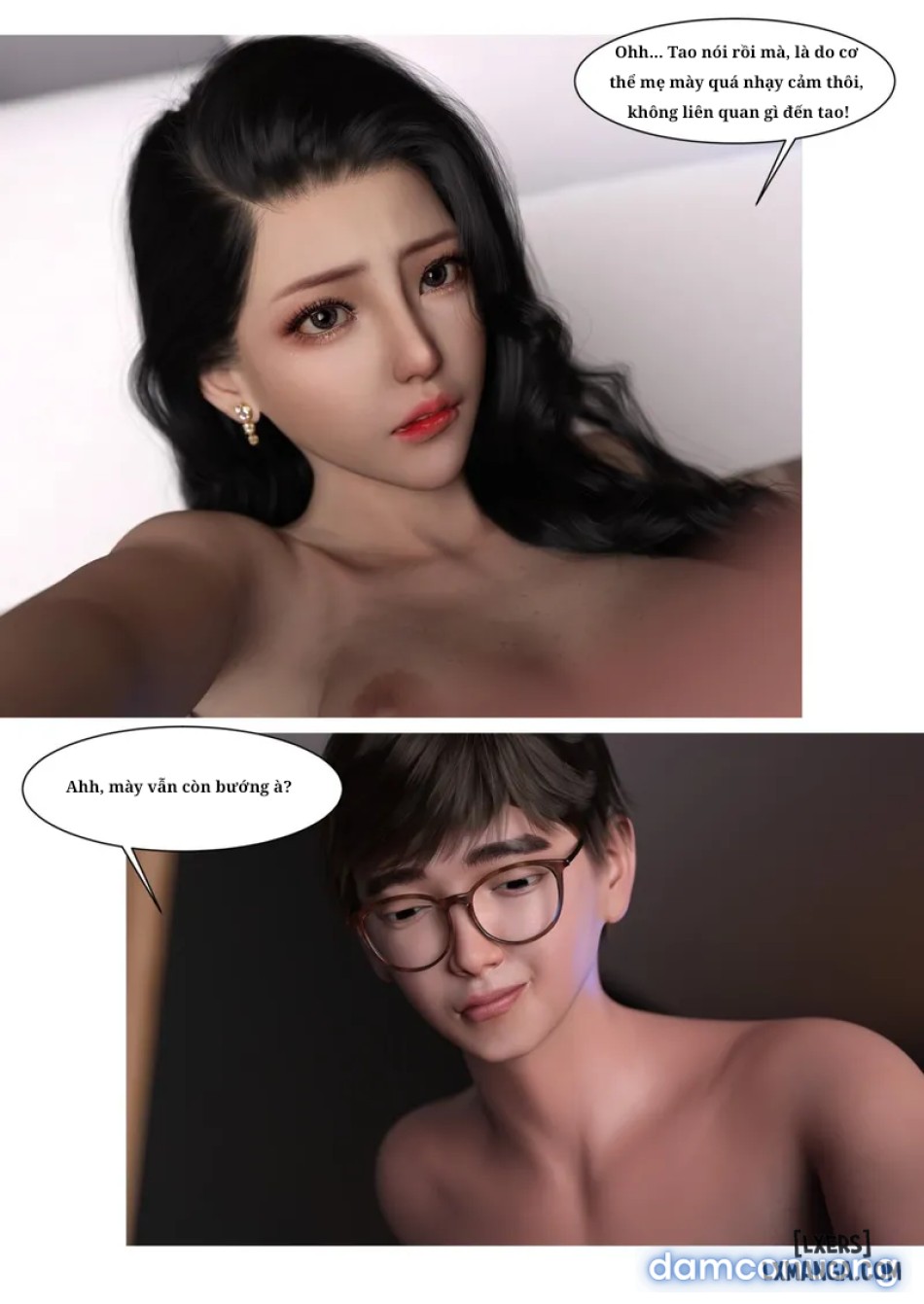 Mẹ tôi bị thằng bạn chơi. 