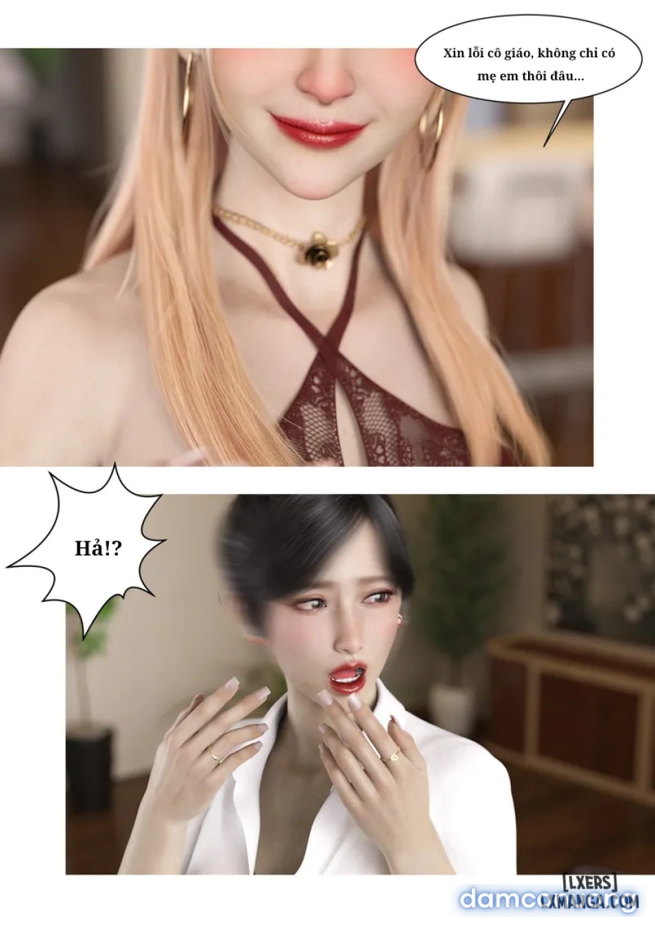 Mẹ tôi bị thằng bạn chơi. 