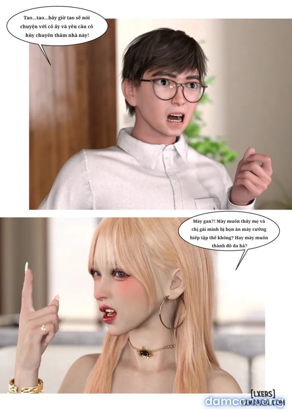 Mẹ tôi bị thằng bạn chơi. 