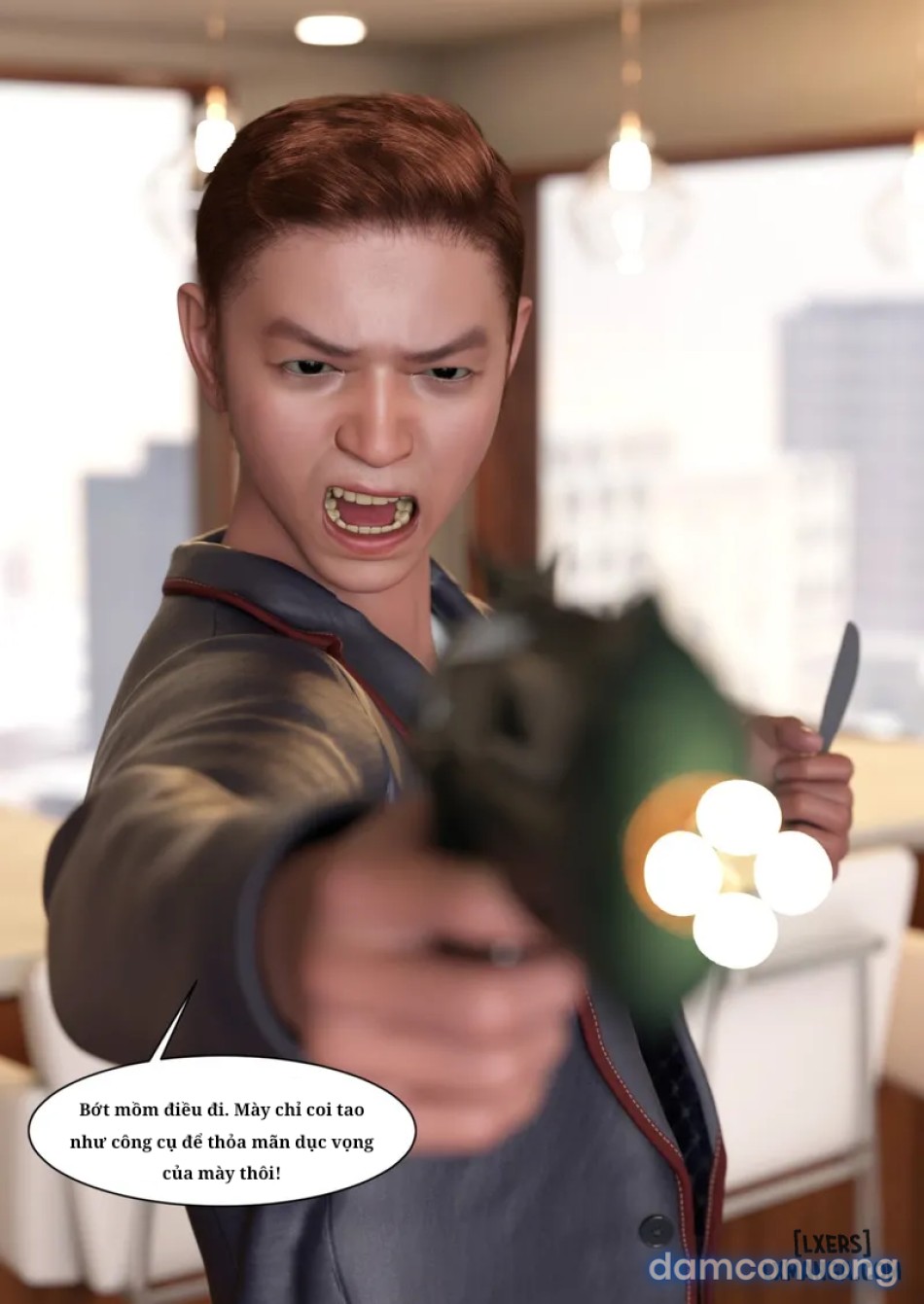 Mẹ tôi bị thằng bạn chơi. 