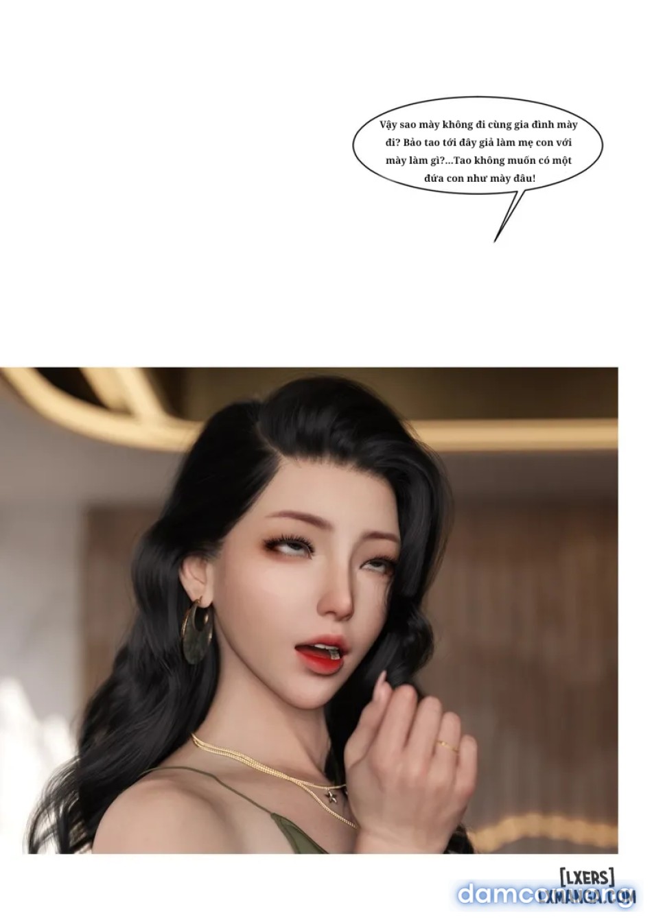 Mẹ tôi bị thằng bạn chơi. 
