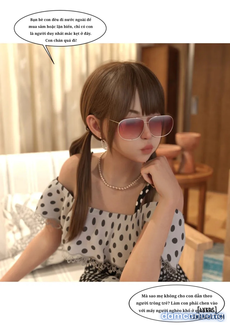 Mẹ tôi bị thằng bạn chơi. 