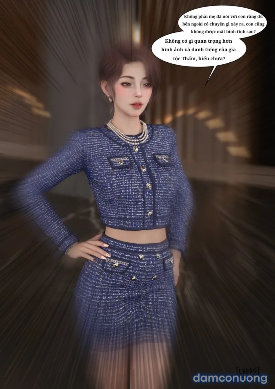 Mẹ tôi bị thằng bạn chơi. 