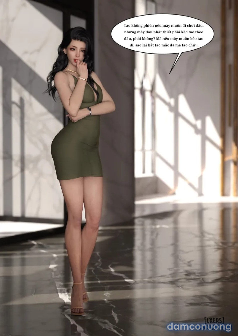 Mẹ tôi bị thằng bạn chơi. 