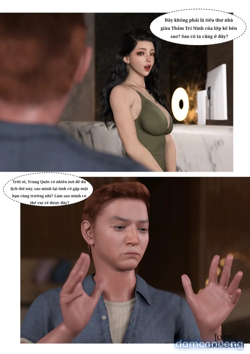 Mẹ tôi bị thằng bạn chơi. 