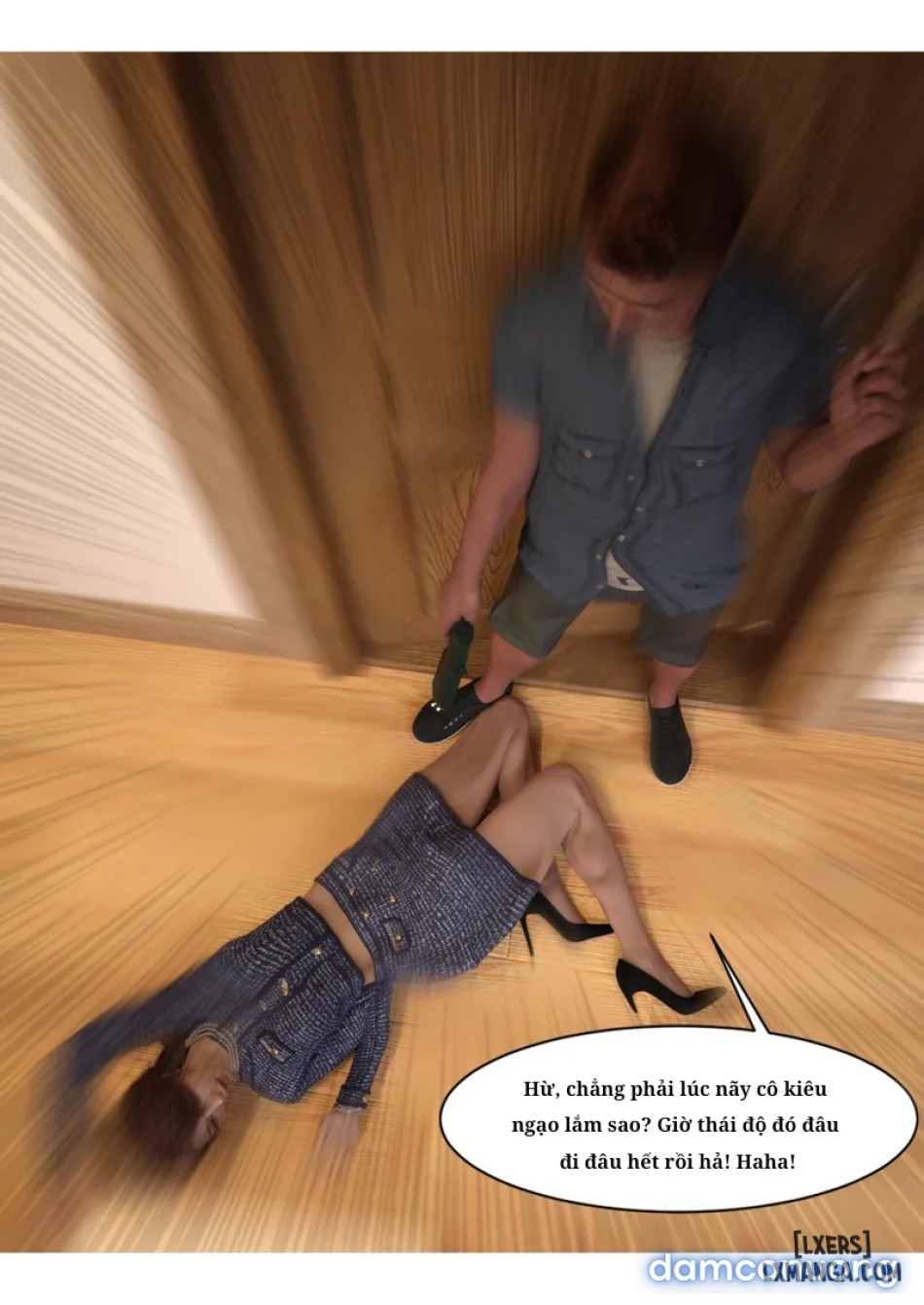 Mẹ tôi bị thằng bạn chơi. 