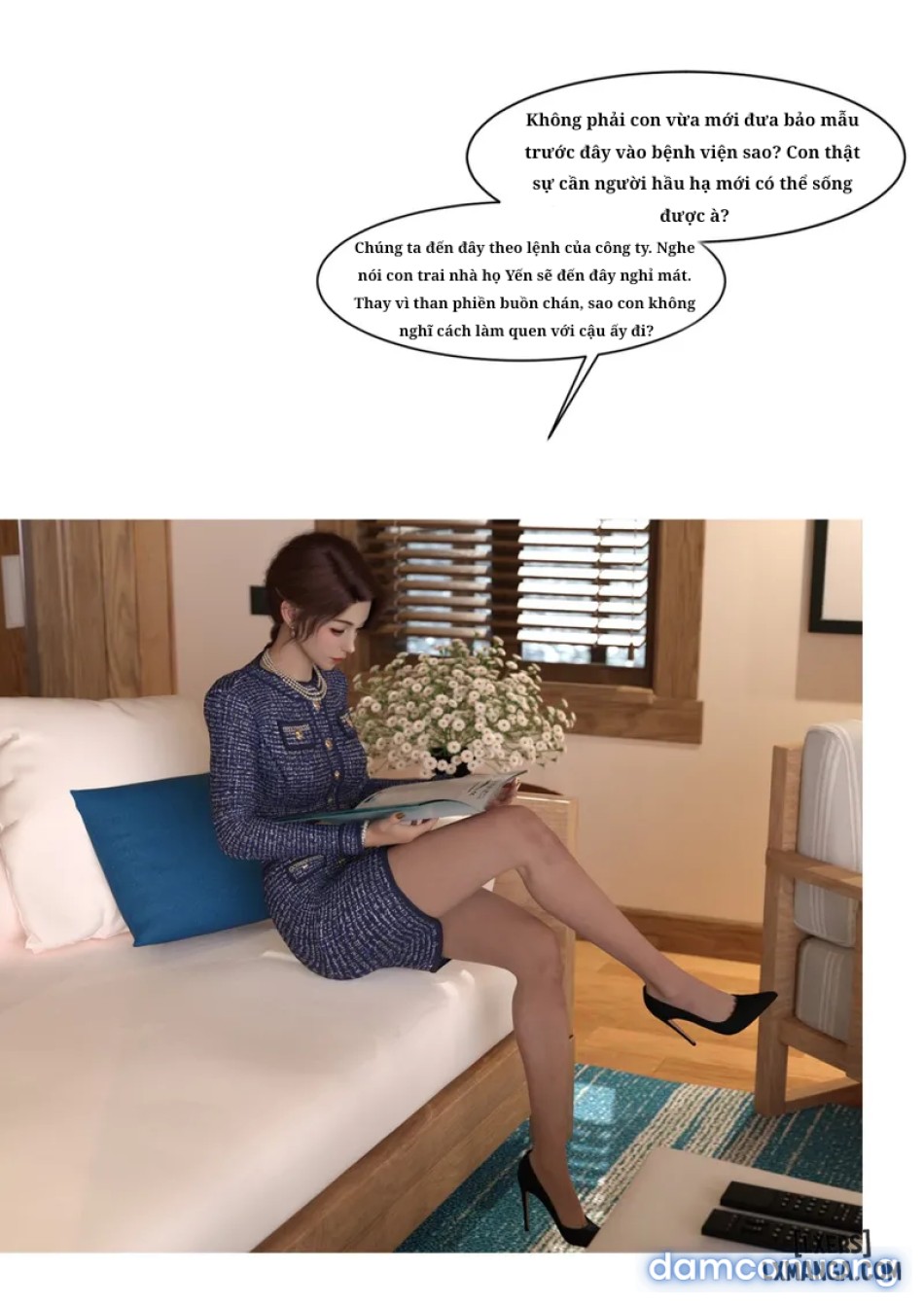 Mẹ tôi bị thằng bạn chơi. 