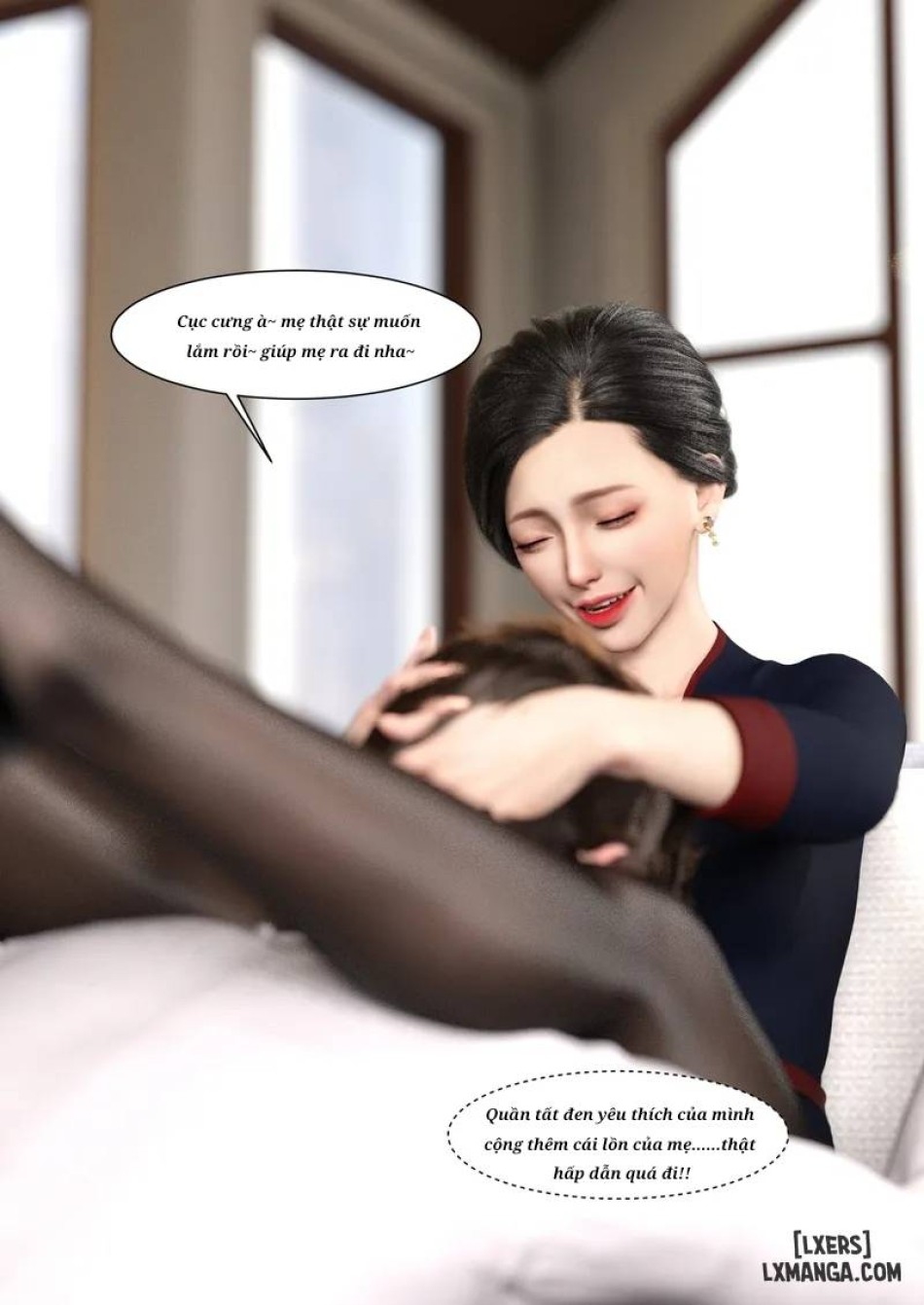 Mẹ tôi bị thằng bạn chơi. 