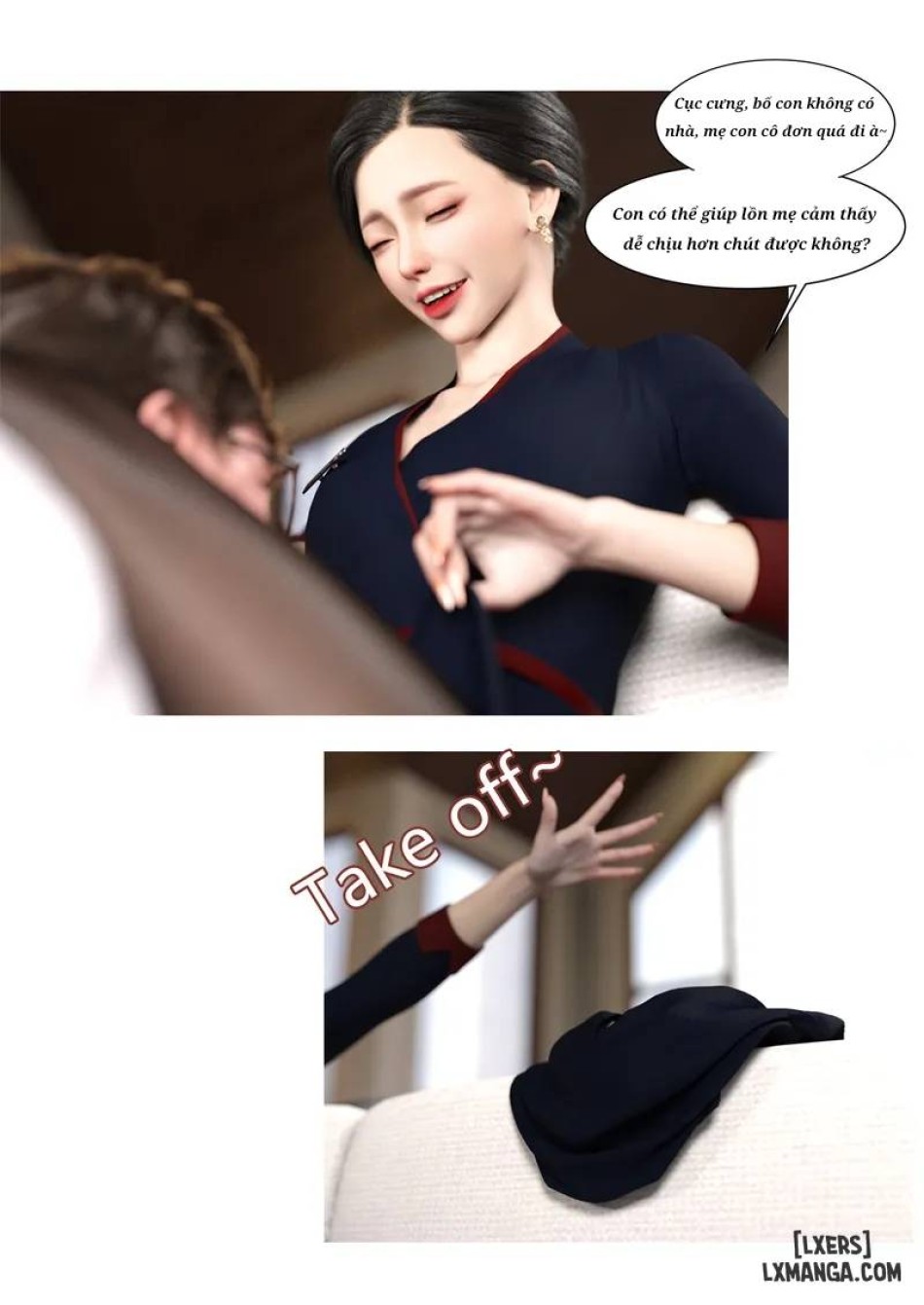 Mẹ tôi bị thằng bạn chơi. 