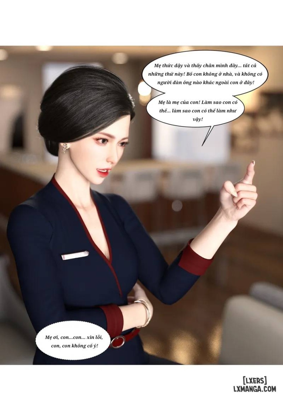 Mẹ tôi bị thằng bạn chơi. 