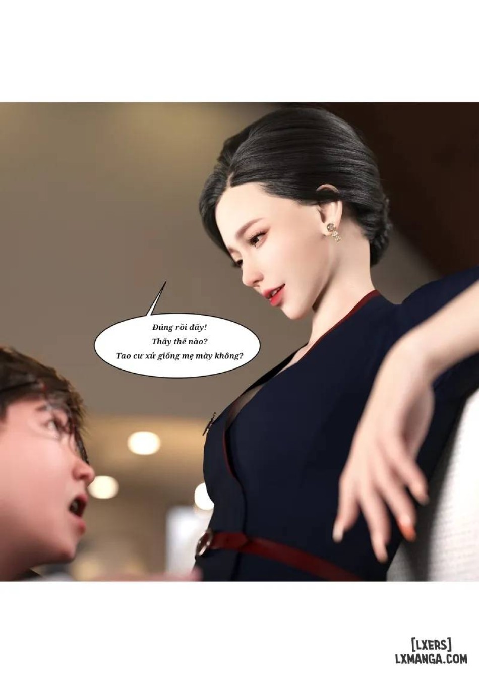 Mẹ tôi bị thằng bạn chơi. 
